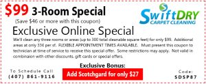 carpet cleaning special coupon - orlando