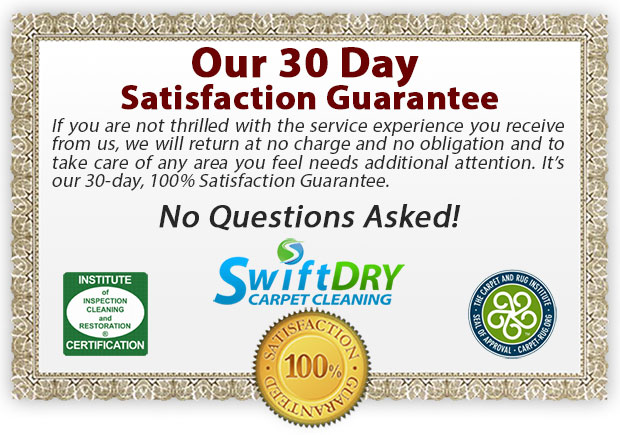 Swift Dry Carpet Cleaning Guarantee